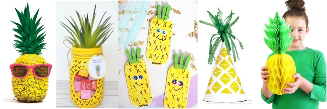 waarschijnlijk Vrouw solidariteit Fruit knutseltips: Knutsel een ananas! » Crea met kids
