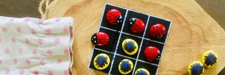 Boter kaas en eieren met zelf beschilderde stenen » Crea met kids