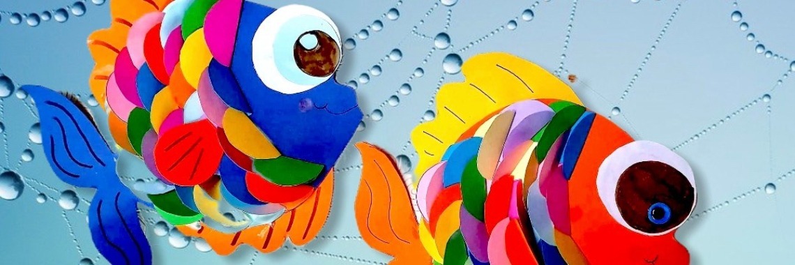 Machtig Blijven Fobie Vissen knutselen met vrolijke kleurtjes » Crea met kids