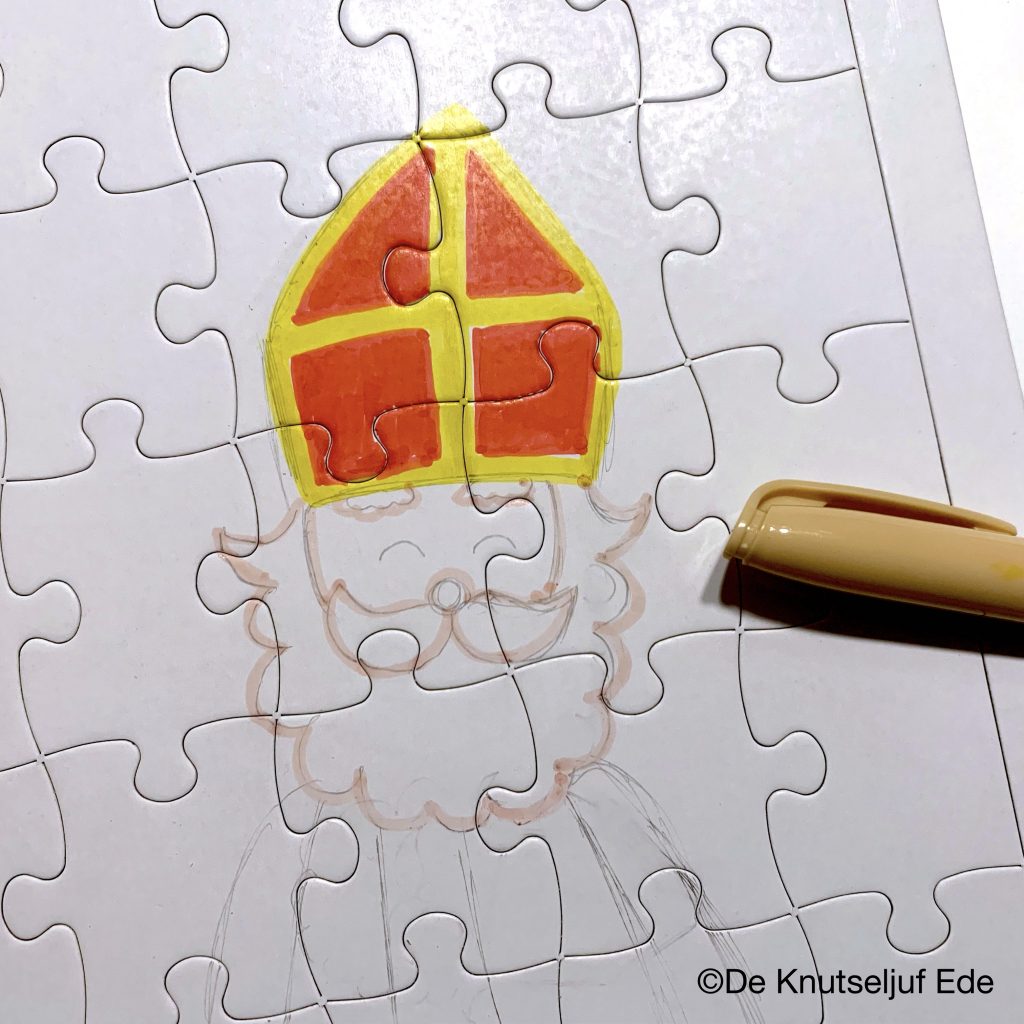 zuiger verdrietig Vorming Sinterklaas puzzel zelf maken » Crea met kids